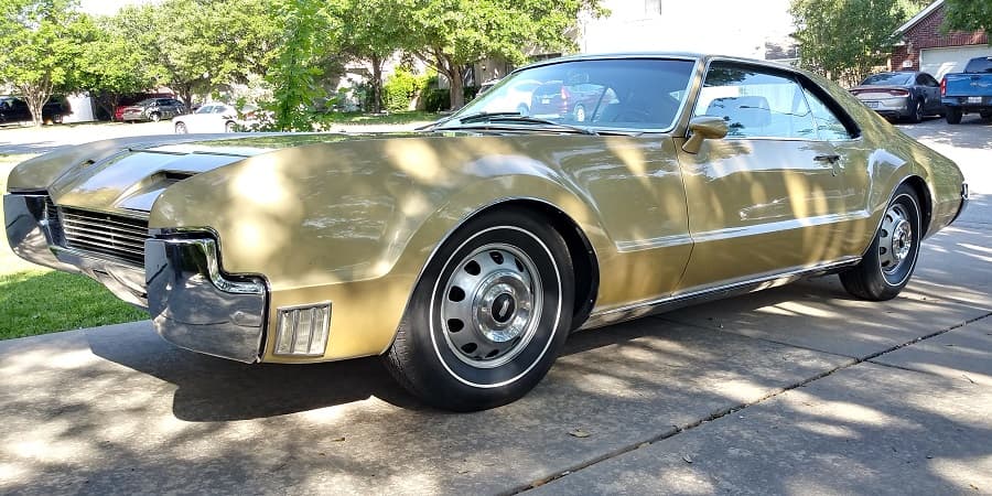 Classic car restoration project at Exclusively Classics in Cedar Park, Texas