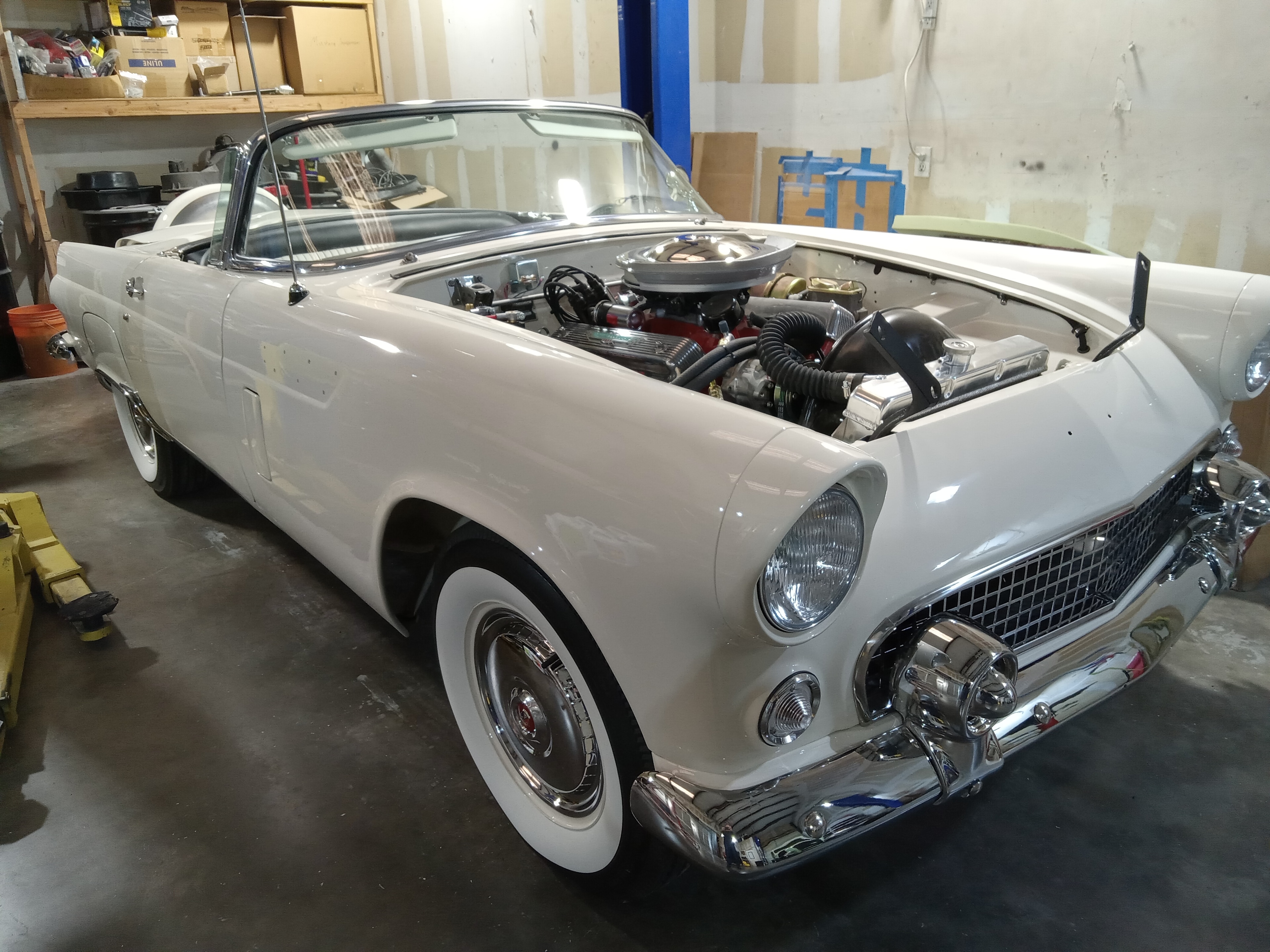 Classic car restoration project photo